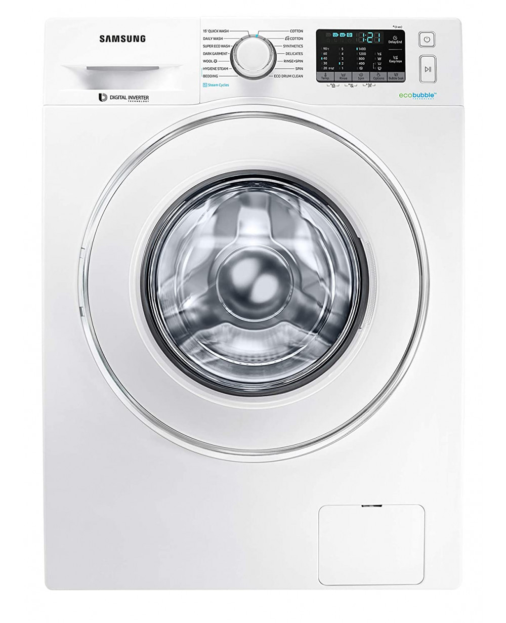 Samsung 8Kg Eco Bubble Front Loading Fully Automatic Washing Machine WW81J54E0IW/TL