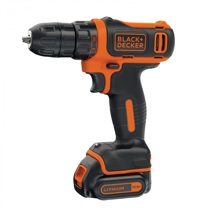 BLACK & DECKER 10.8V Cordless Drill Driver BDCDD12HTS-B5