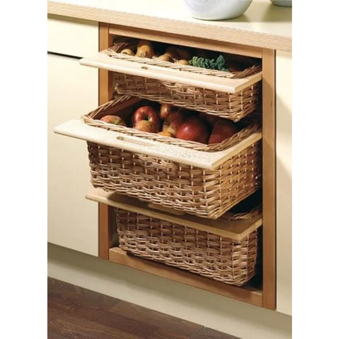 Hettich 520X500X210 Wicker Basket Set 41901
