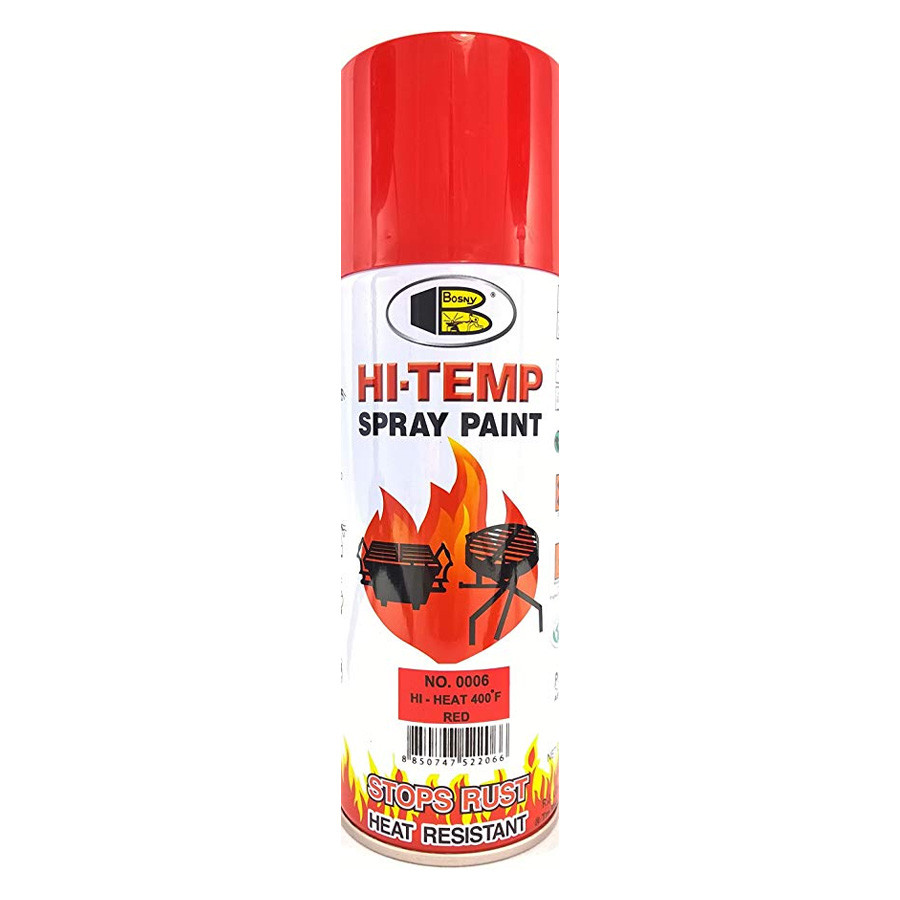 Bosny Spray Paint Hi-Heat 400F-Red