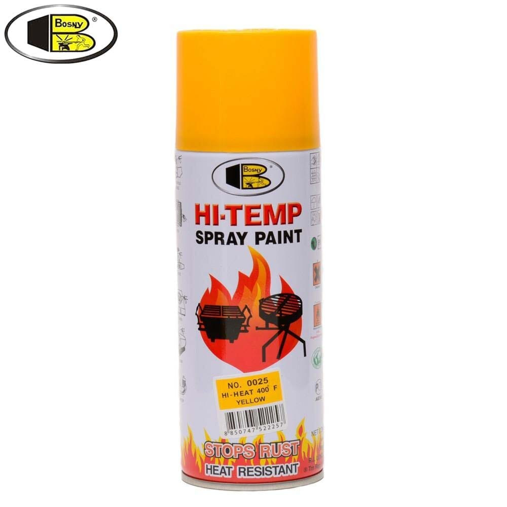 Bosny Spray Paint Hi-Heat 400F-Yellow
