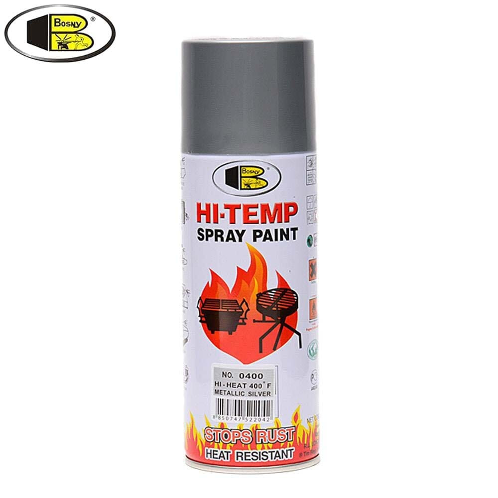 Bosny Hi-Heat 400F- Metallic Silver