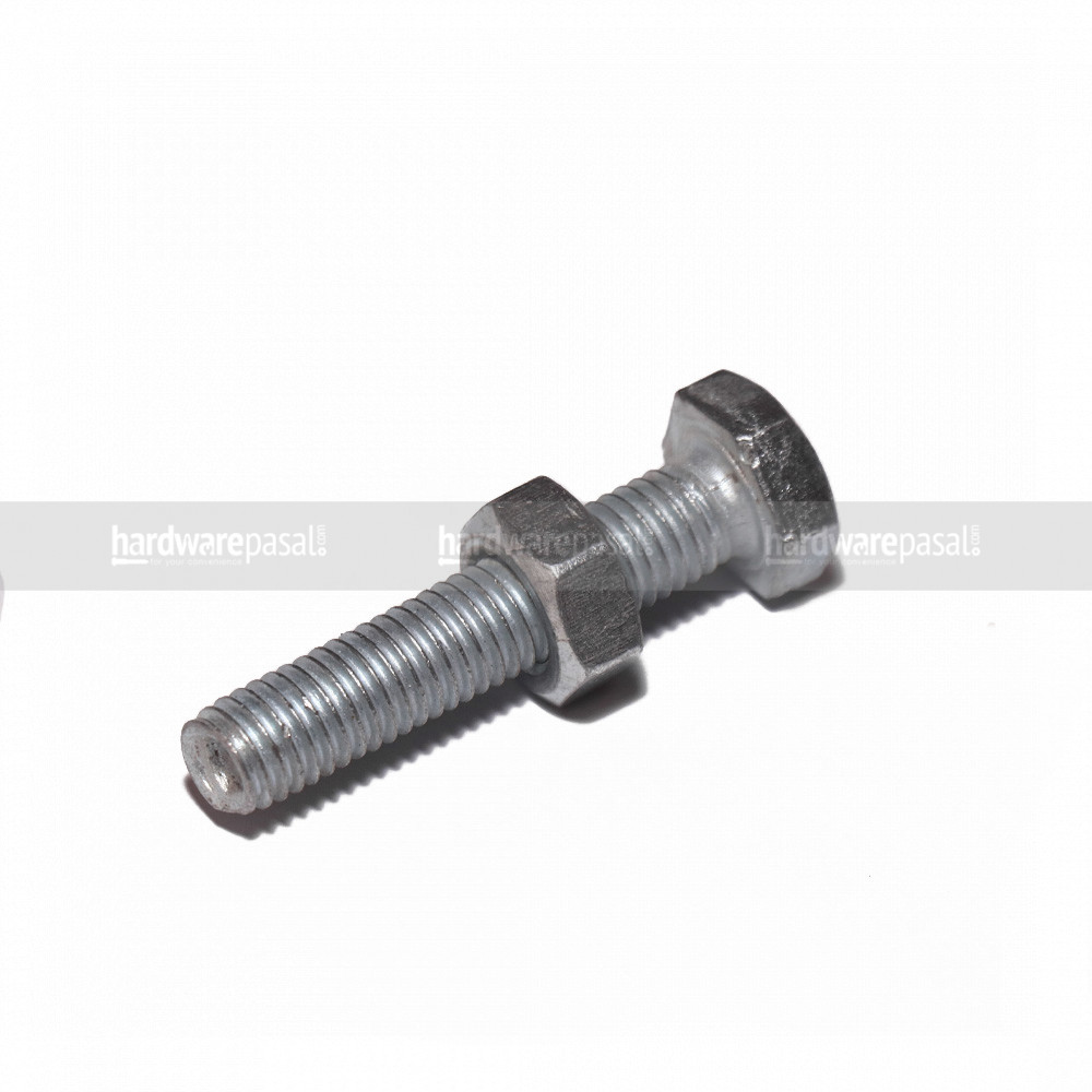 6mm Galvanized Nut Bolt -1Kg
