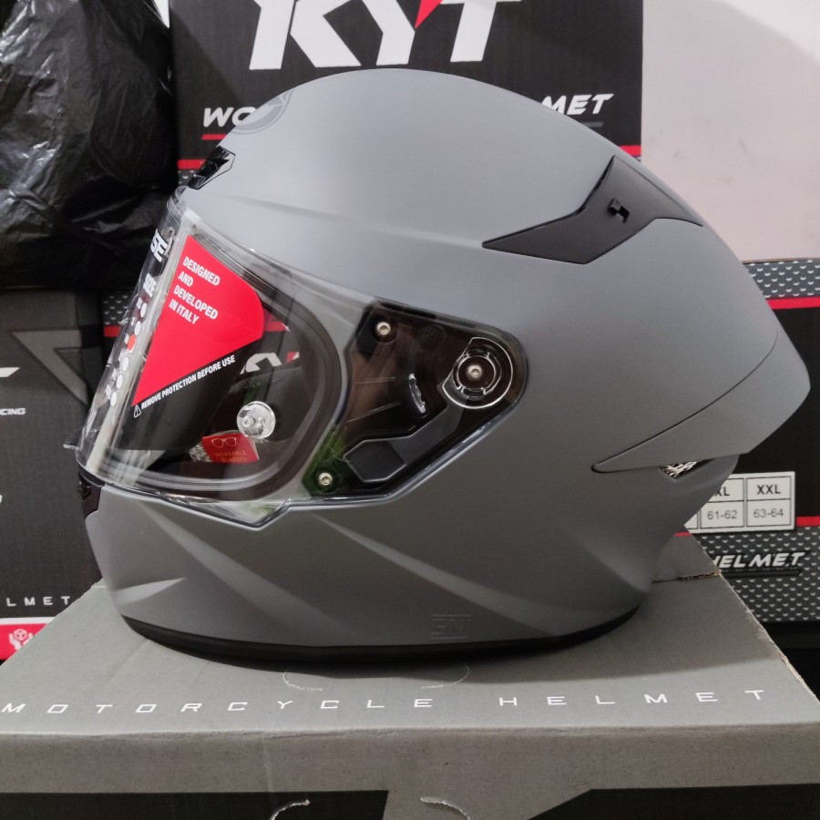 KYT Helmet- Gorilla Grey (Matt)