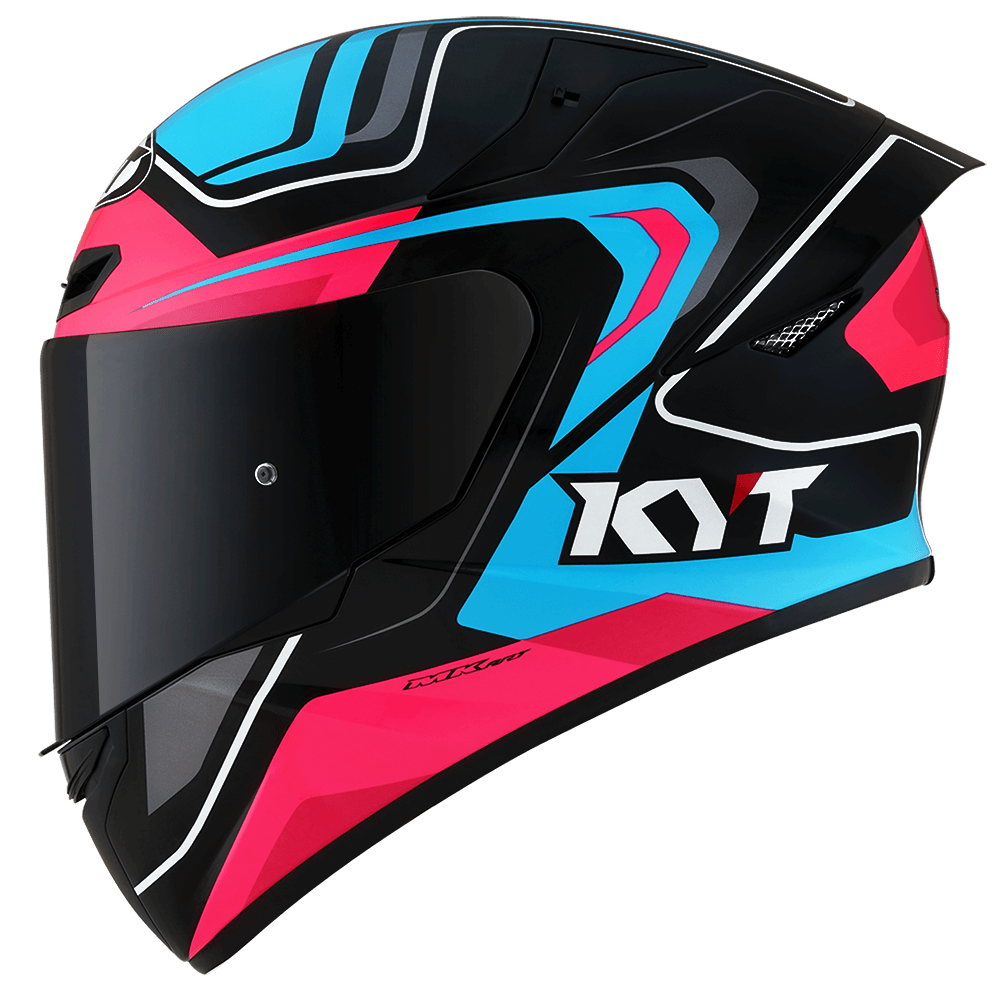 KYT Helmet- Overtech Black pink