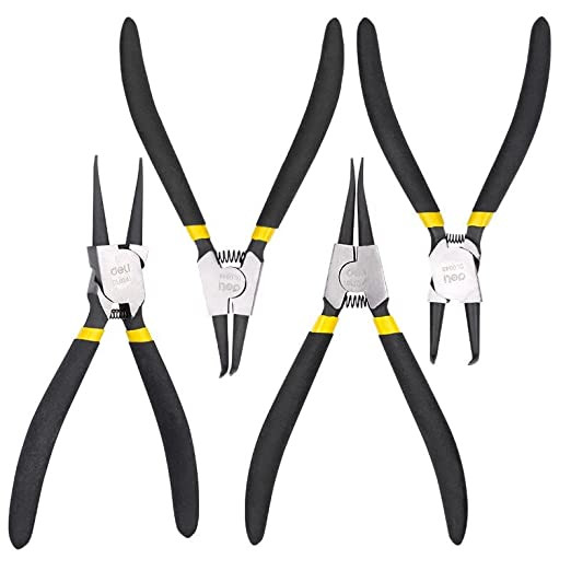 Deli  7"*4 Circlip Pliers EDL104407