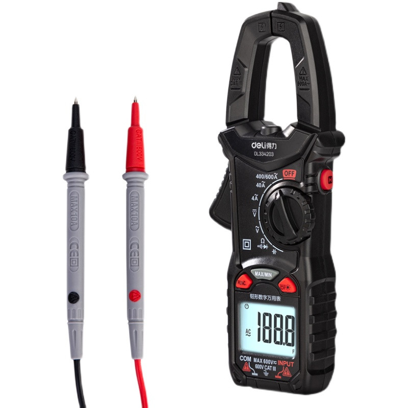 Deli Clamp-on Digital Multimeter EDL334203