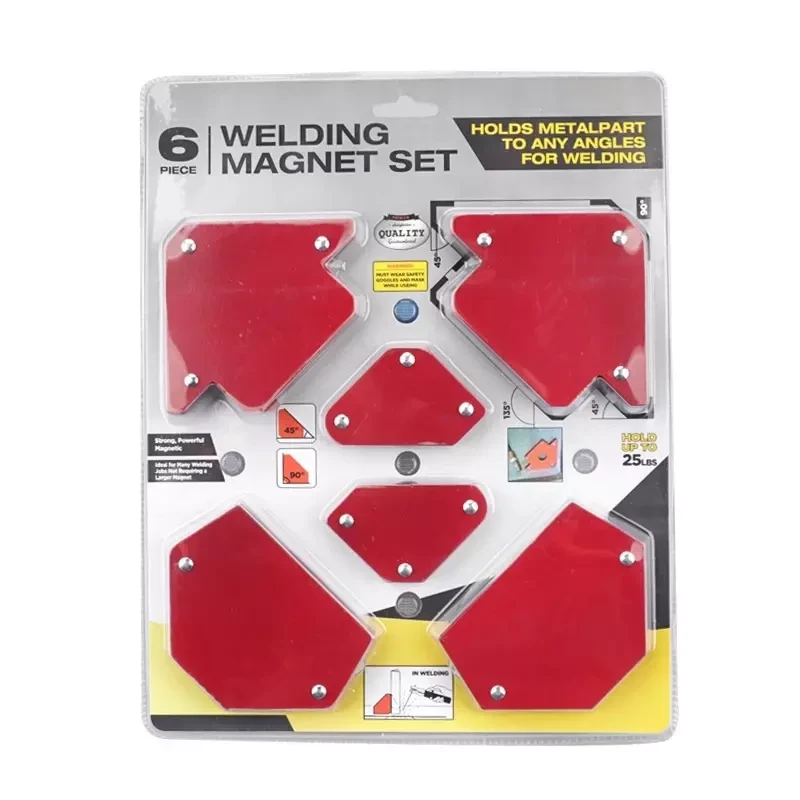9 Jacks 6Pcs Welding Magnet Set