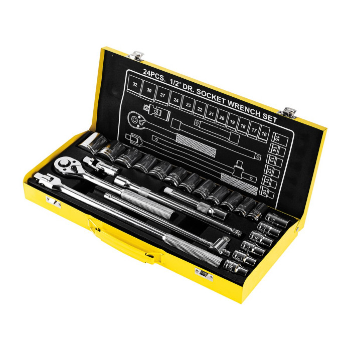 Deli 24pcs Socket Wrench Set EDL2024T
