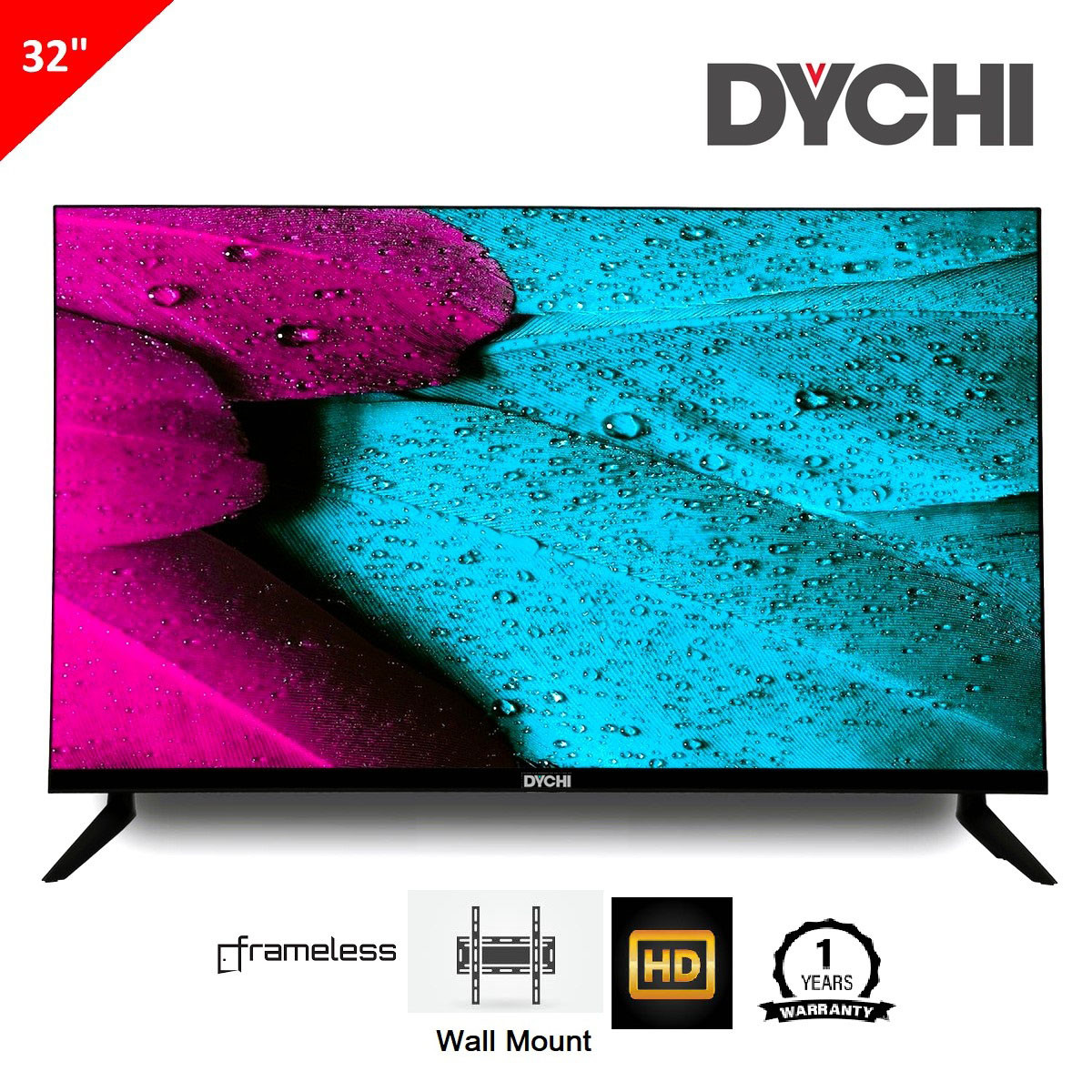 Dychi 32" Frameless Led Tv DY32N