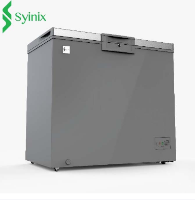 Syinix 190Ltr Chest Freezer Deep Freezer-Silver Pcm