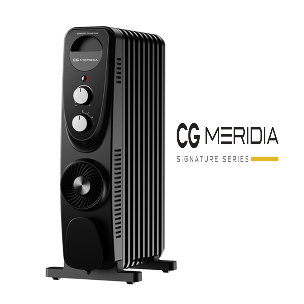 CG 9 Fin MERIDIA Oil Filled Radiator Heater CGMROFR9F