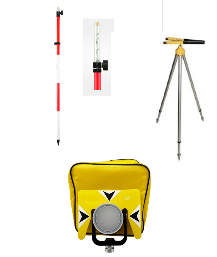 Prism+Prism Pole + Pole Tripod Set