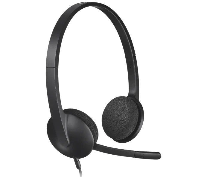 LOGITECH HEADSET USB HEADSET H340 BLACK AP (981-000477)