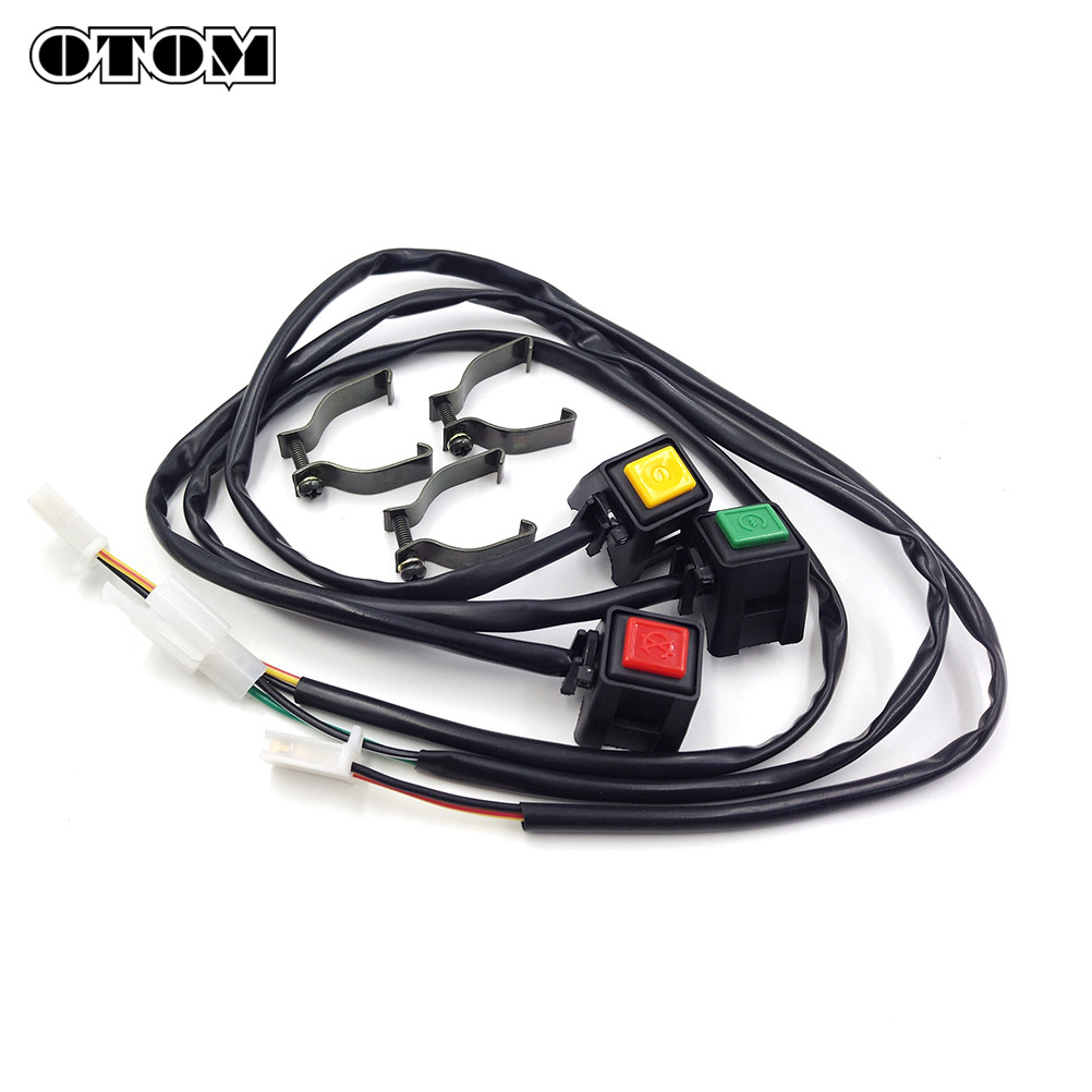 OTOM Motorbike Power Ignition Start Switch Button
