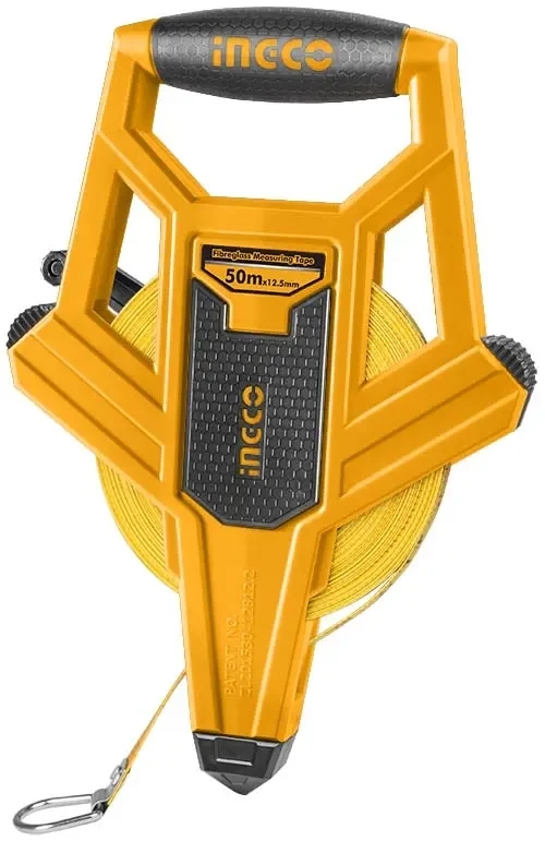 Ingco 100m*12.5mm Fiberglass Measuring Tape HFMT83100
