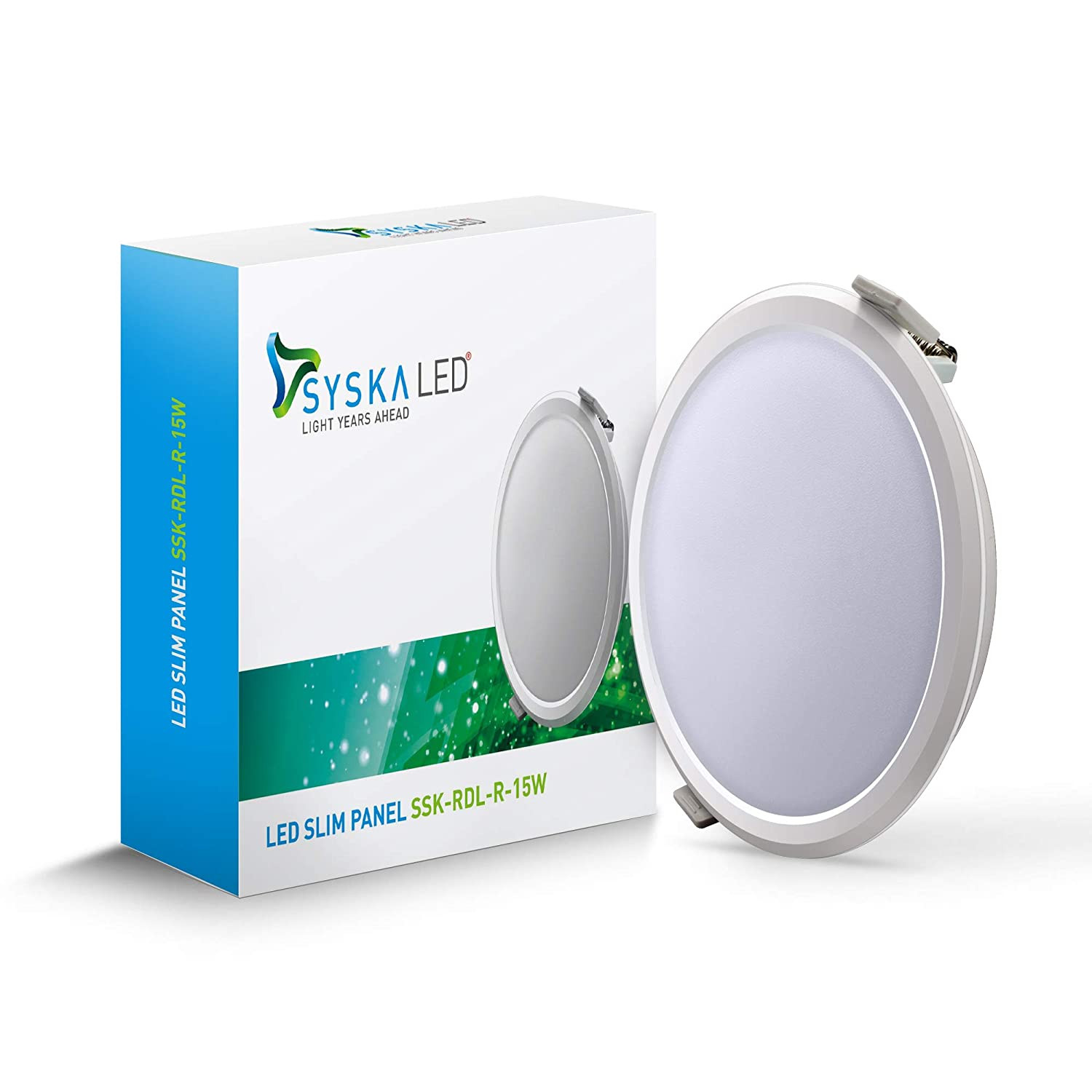 Syska 15W LED Slim Recessed Panel RDL Round SSK-RDL-R-15W