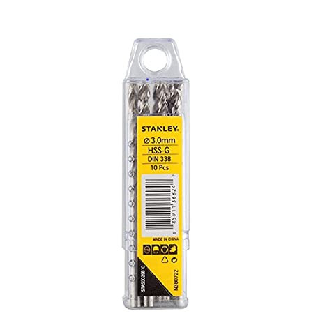 Stanley 5mm 10pcs HSS Drill Bits STA50069B10