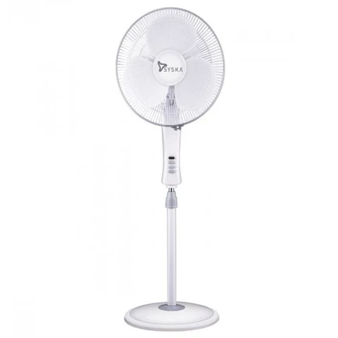 Syska 16" IMPELLO-SUPREME High Speed Pedestal Fan White SFPF10-HS