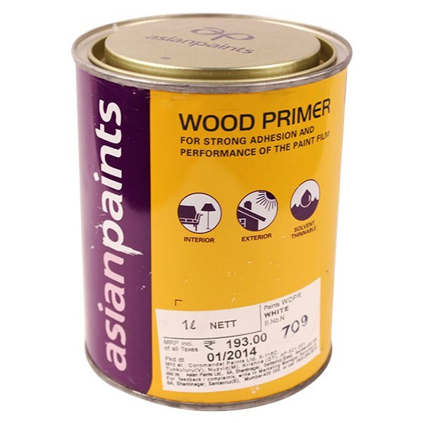 4Ltrs Wood Primer- White