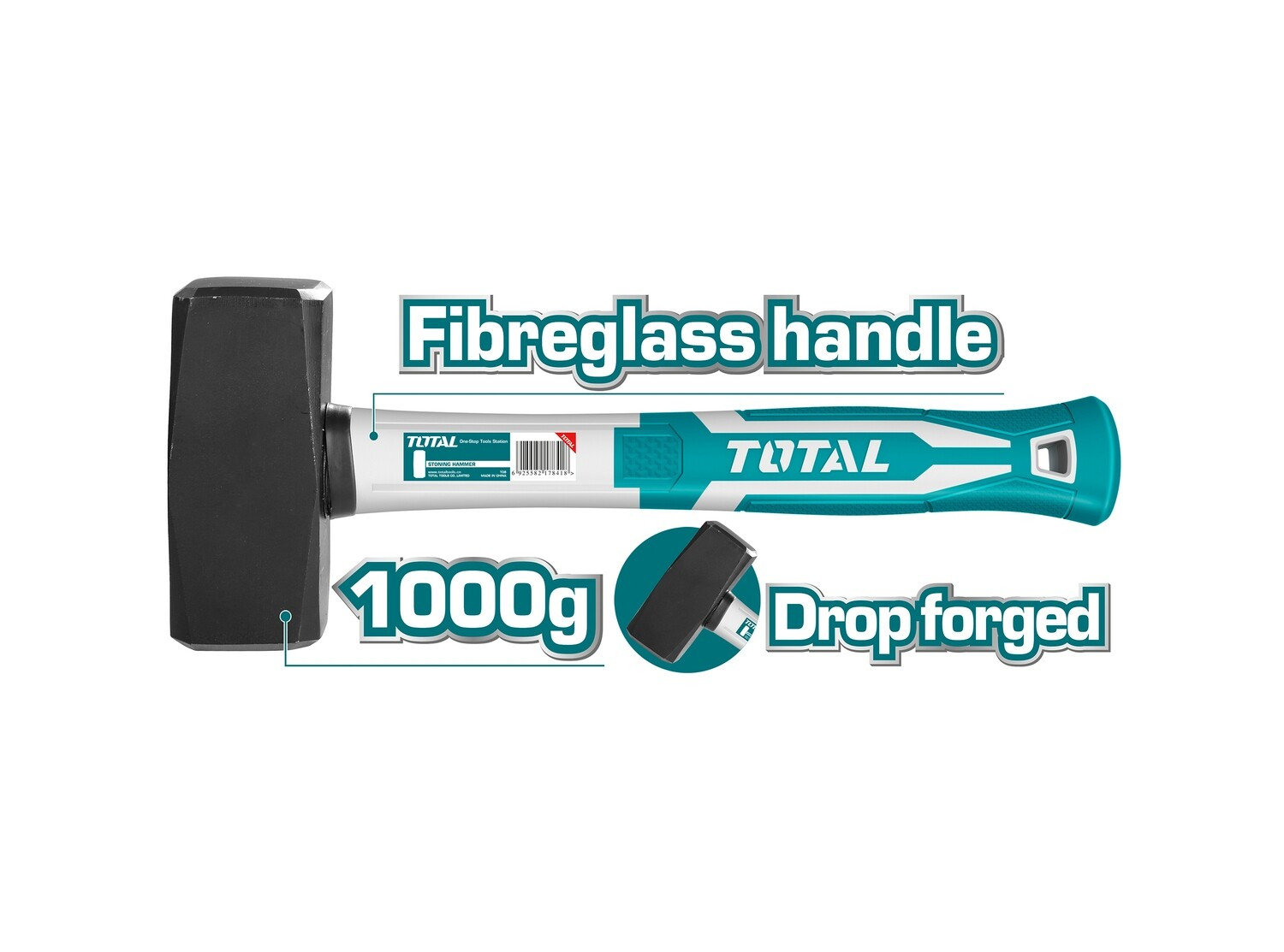 TOTAL 1000g Stoning hammer THT7210006