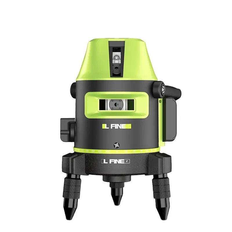 3D 5 Lines Indoors and Outdoors Green Beam Laser Level