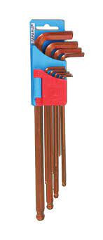 Taparia 9pcs Ballpoint Allen Key Set KBHM9X