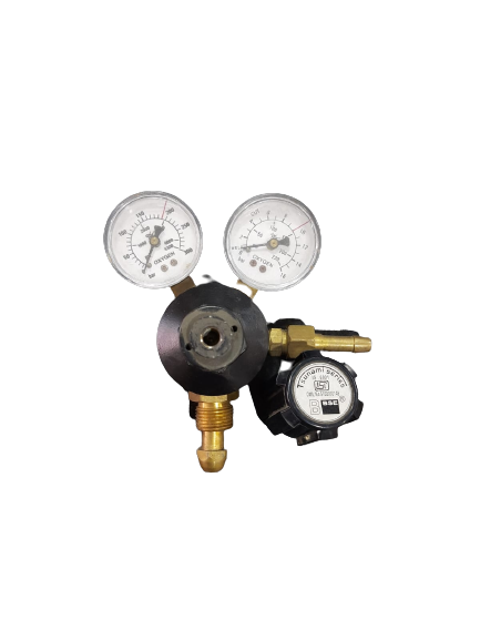 BSE Oxygen Regulator- Single Stage, Double Meter, ISI