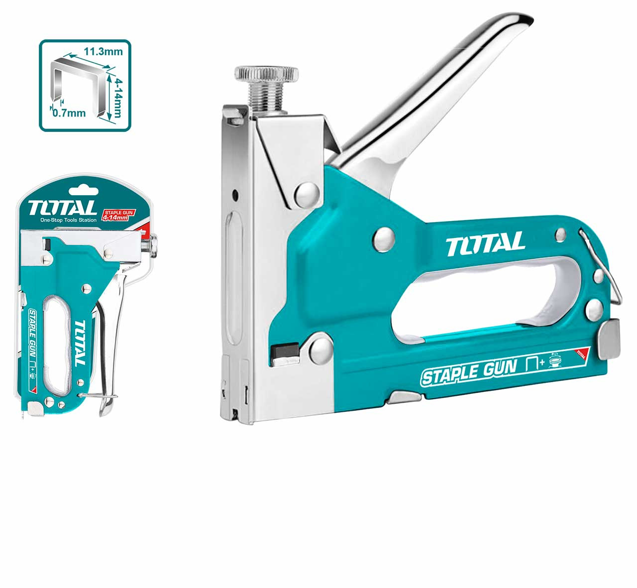TOTAL 4-14mm Staple gun THT311425