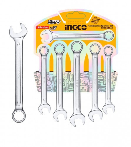 Ingco 6Pcs Combination spanner set HKSPA1068
