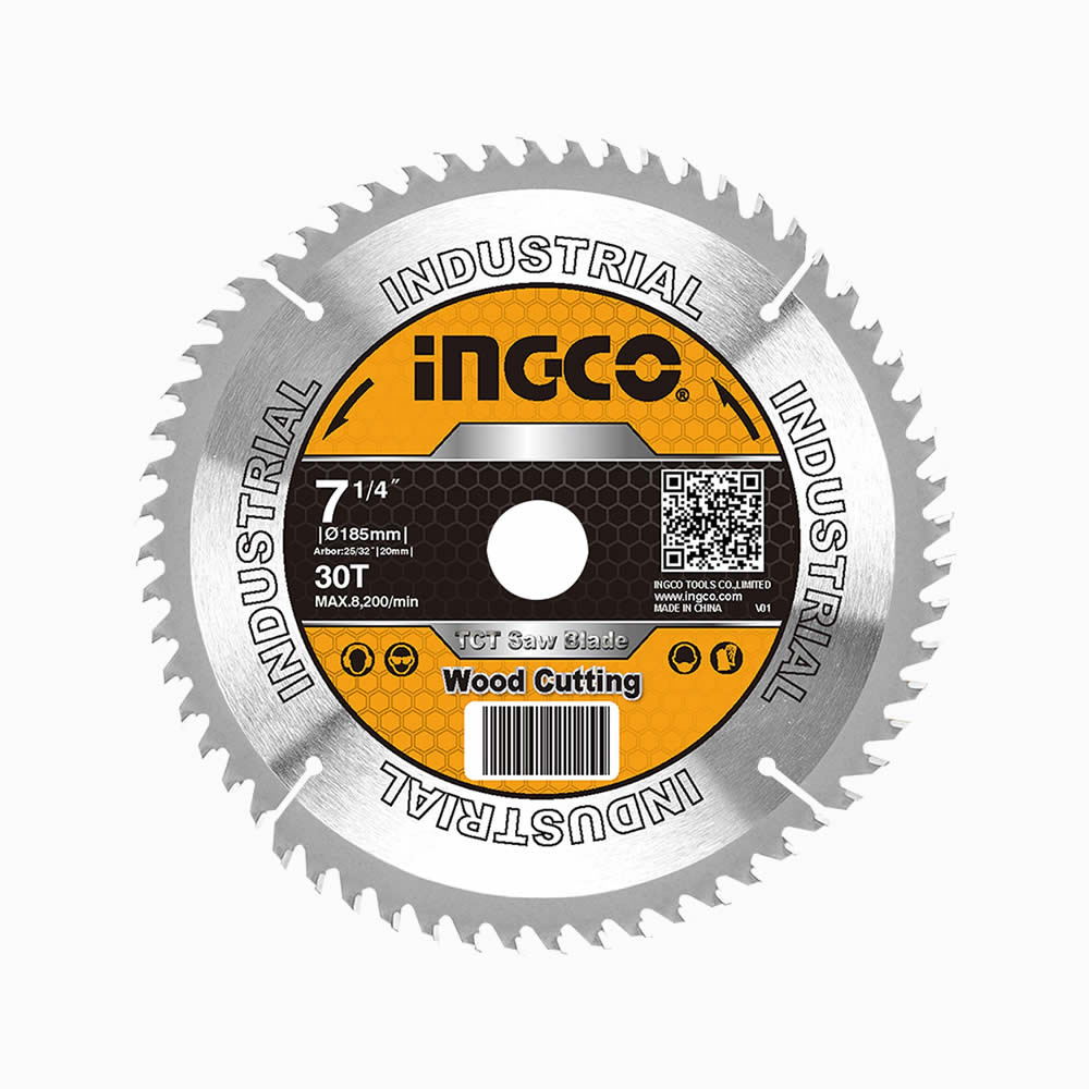Ingco 185mm(7-1/4") TCT Saw Blade TSB118510