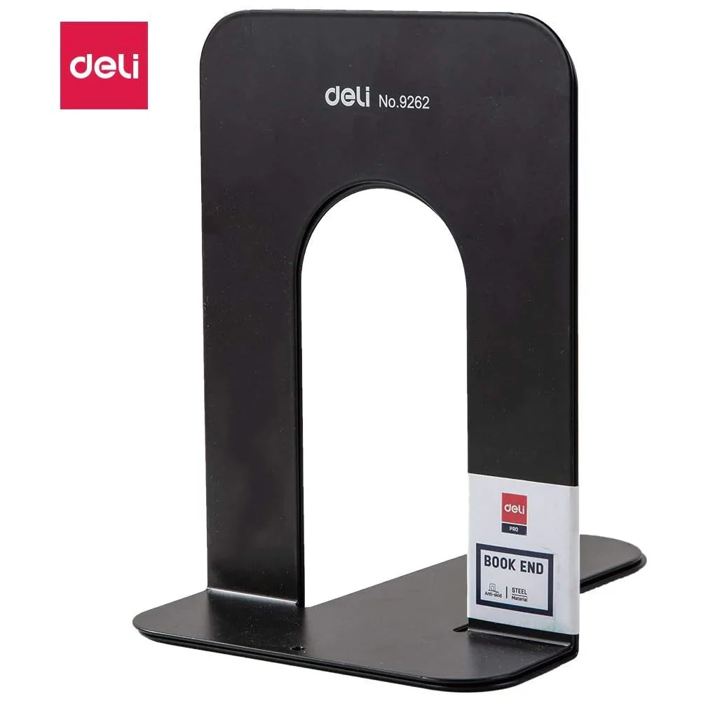 Deli 7.5" Book End- Black E9262