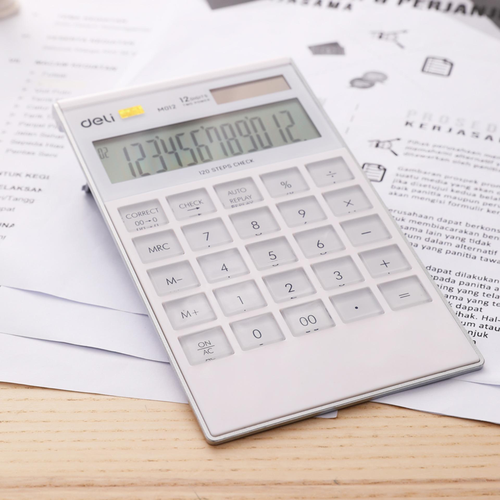 Deli Compact Desk Calculator EM01211