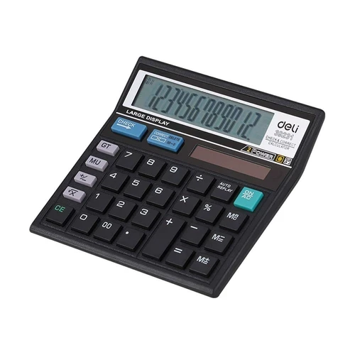 Deli 12 Digit Desktop Calculator E39231
