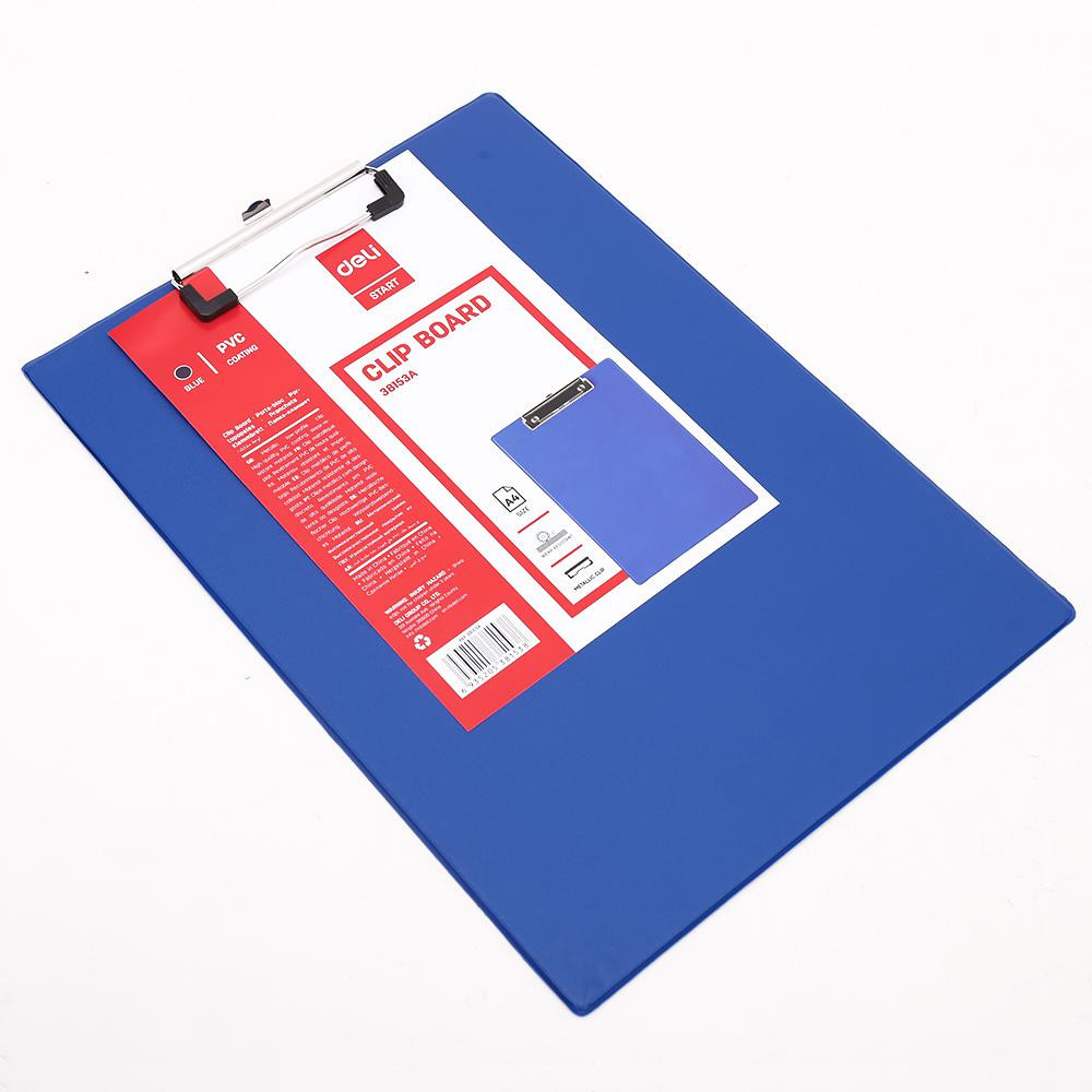 Deli PVC A4 Size Clipboard E38153