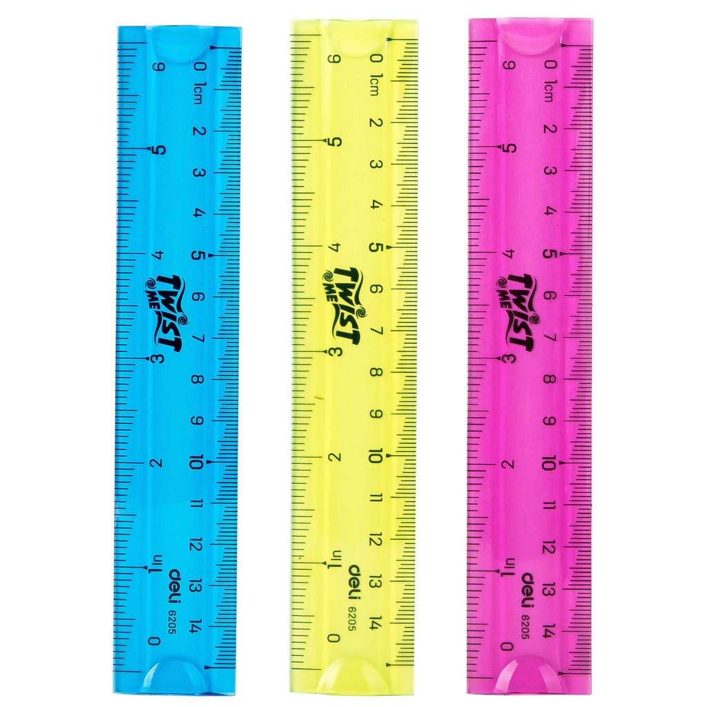 Deli 15cm Flexiable Ruler 6205