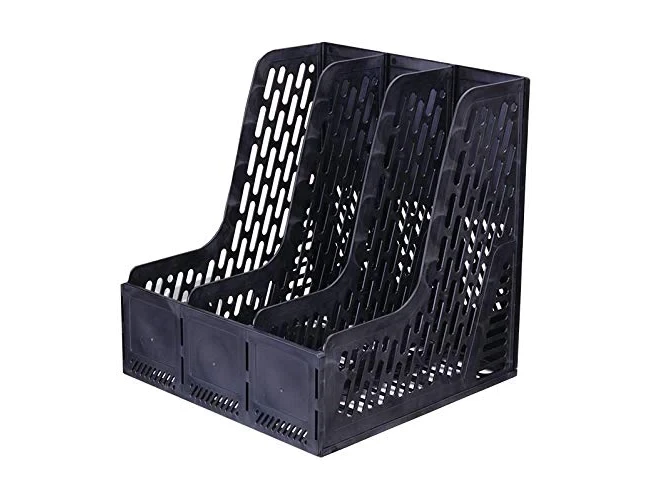 Deli Black Plastic Magazine Holder E9845