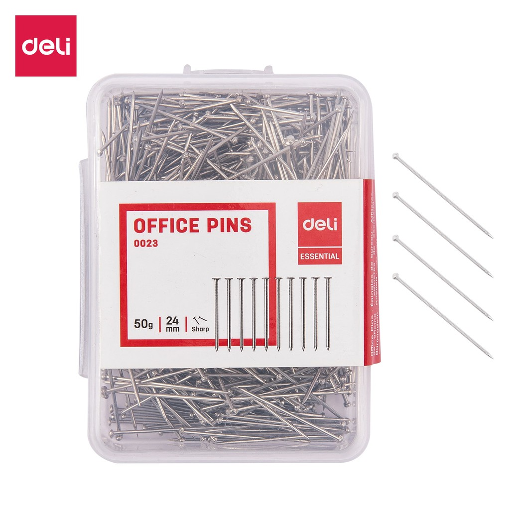 Deli 50gm Office Pin (Box) Allpin E0023