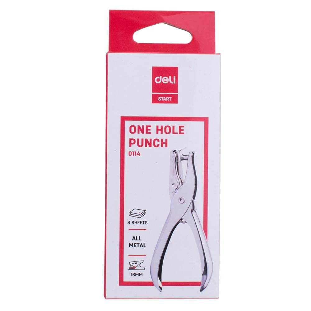 Deli One Hole Puch E0114