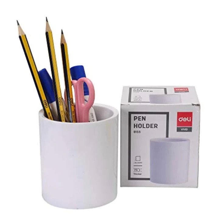 Deli Plastic Round Pen Holder 9155