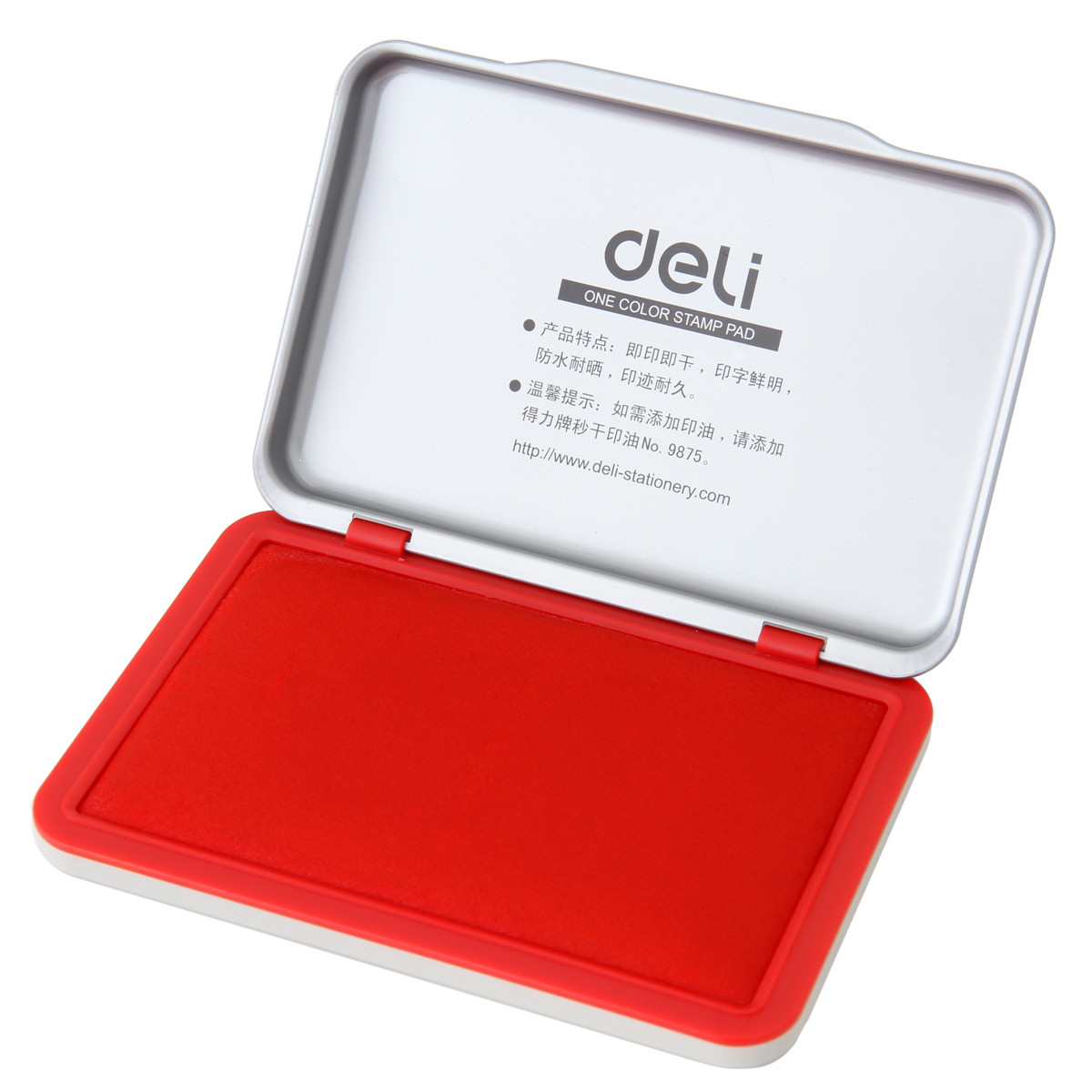 Deli Red Stamp Pad 9852A