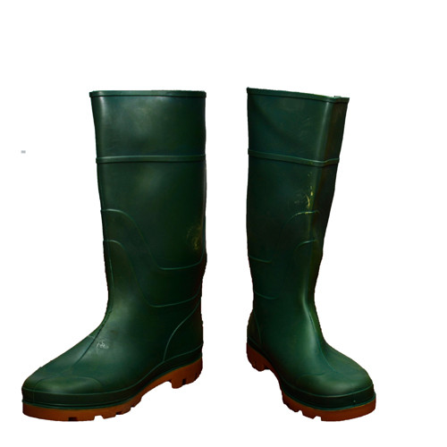 Half Green Gumboot