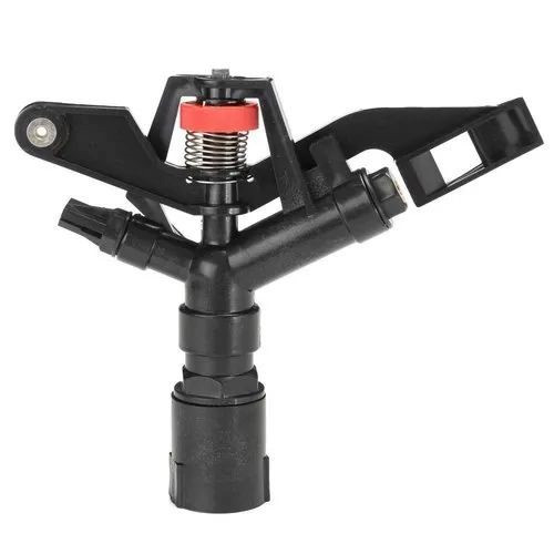 Large Black-Plastic Sprinkler