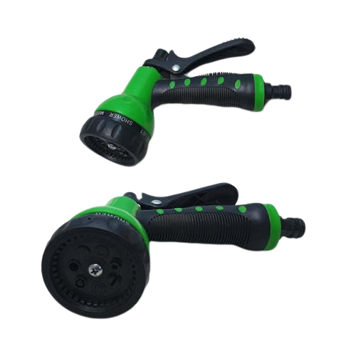 Water Spray Gun Nozzle-Green and Black Colour