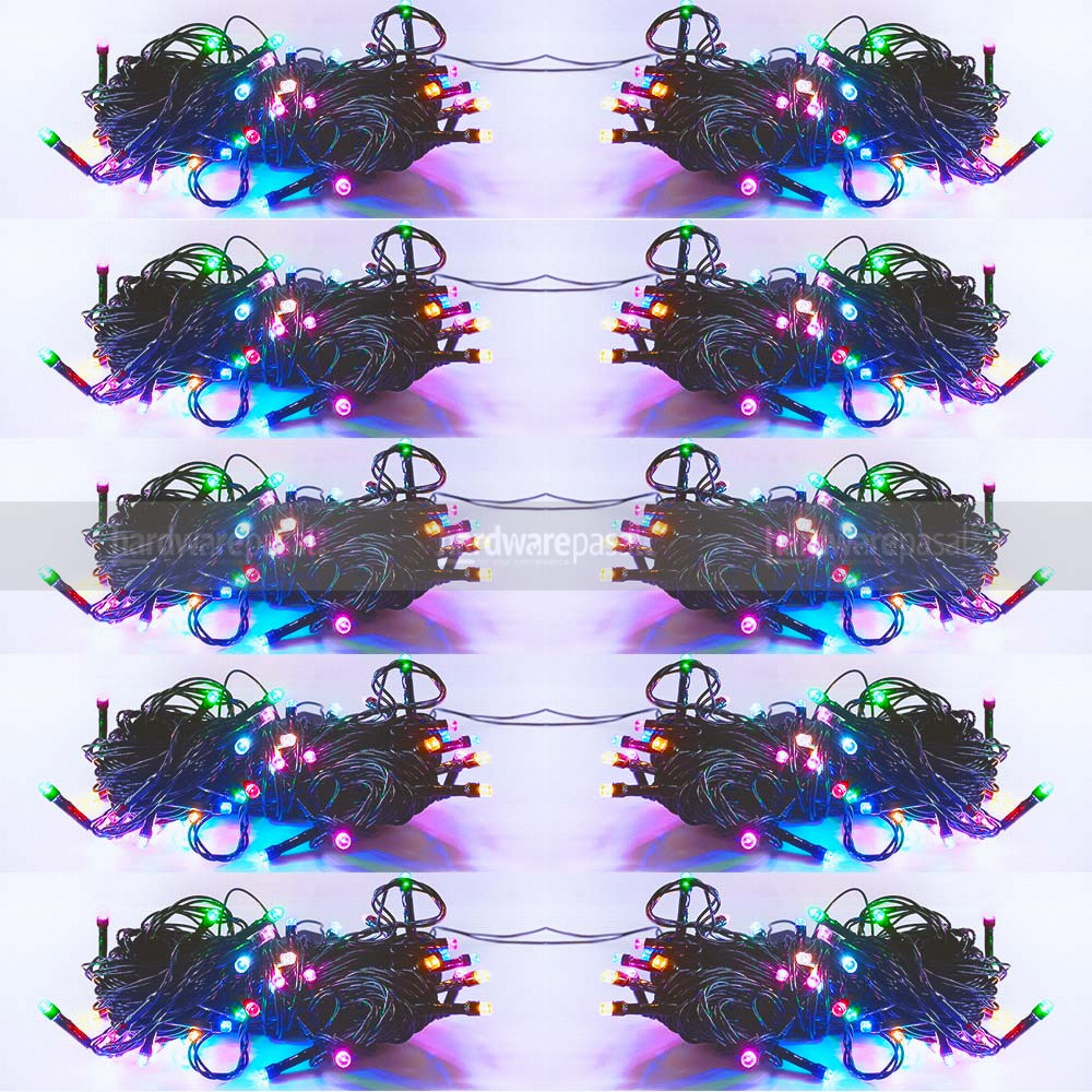 Combo of 10Pcs 10m Multicolor Tihar Light- Medium