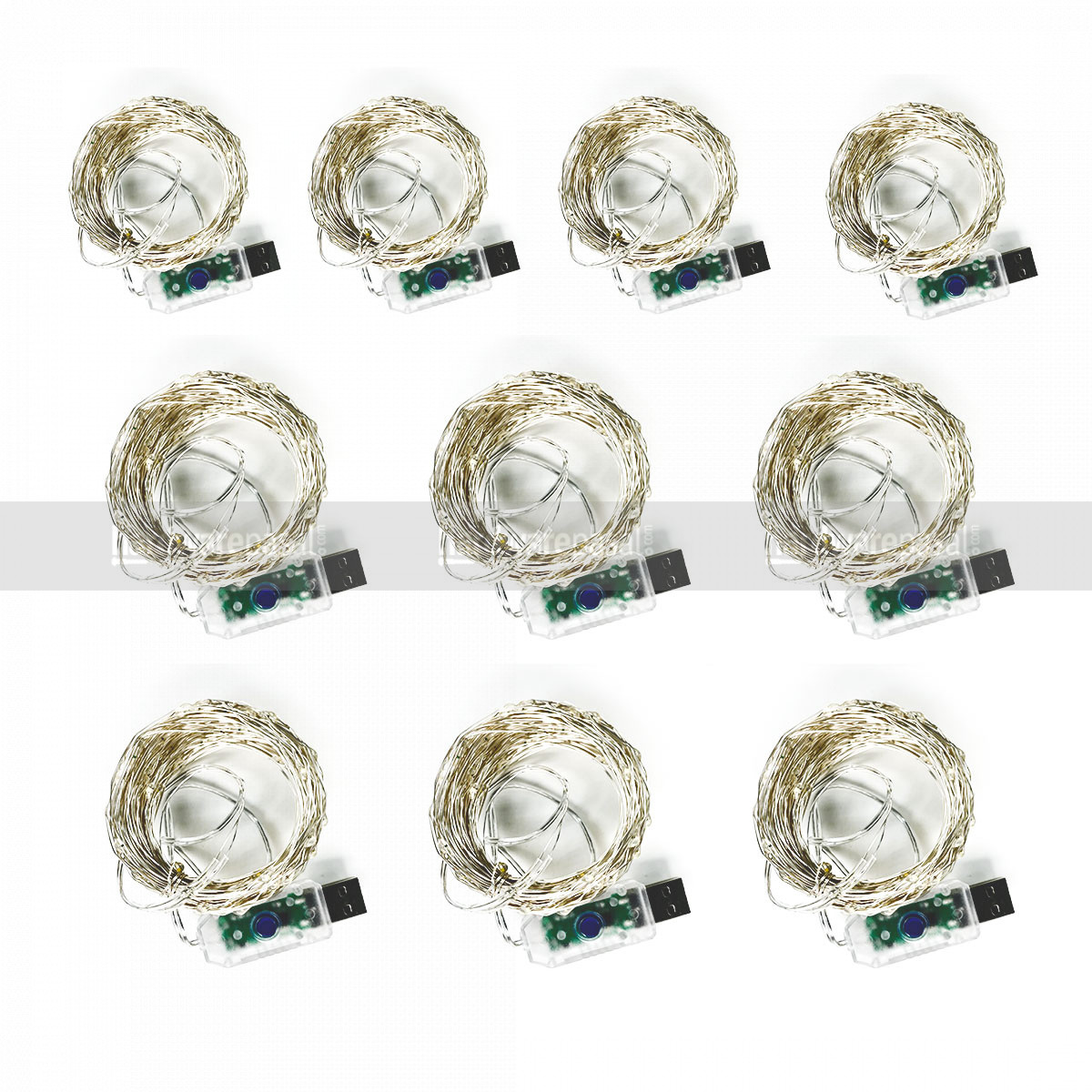 Combo Deal of 10Pcs USB Powered Fairy Light