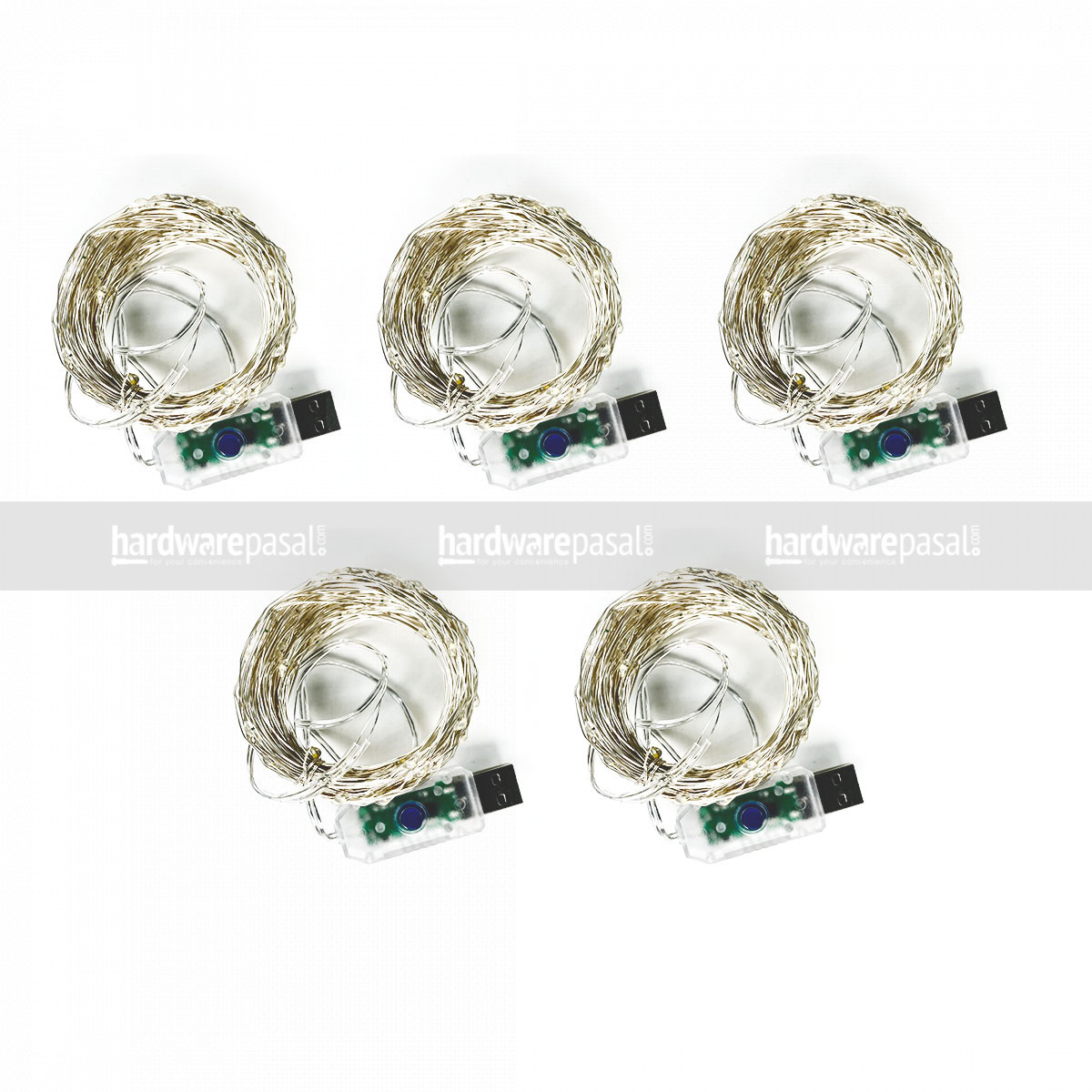 Combo Deal of 5Pcs USB Powered Fairy Light