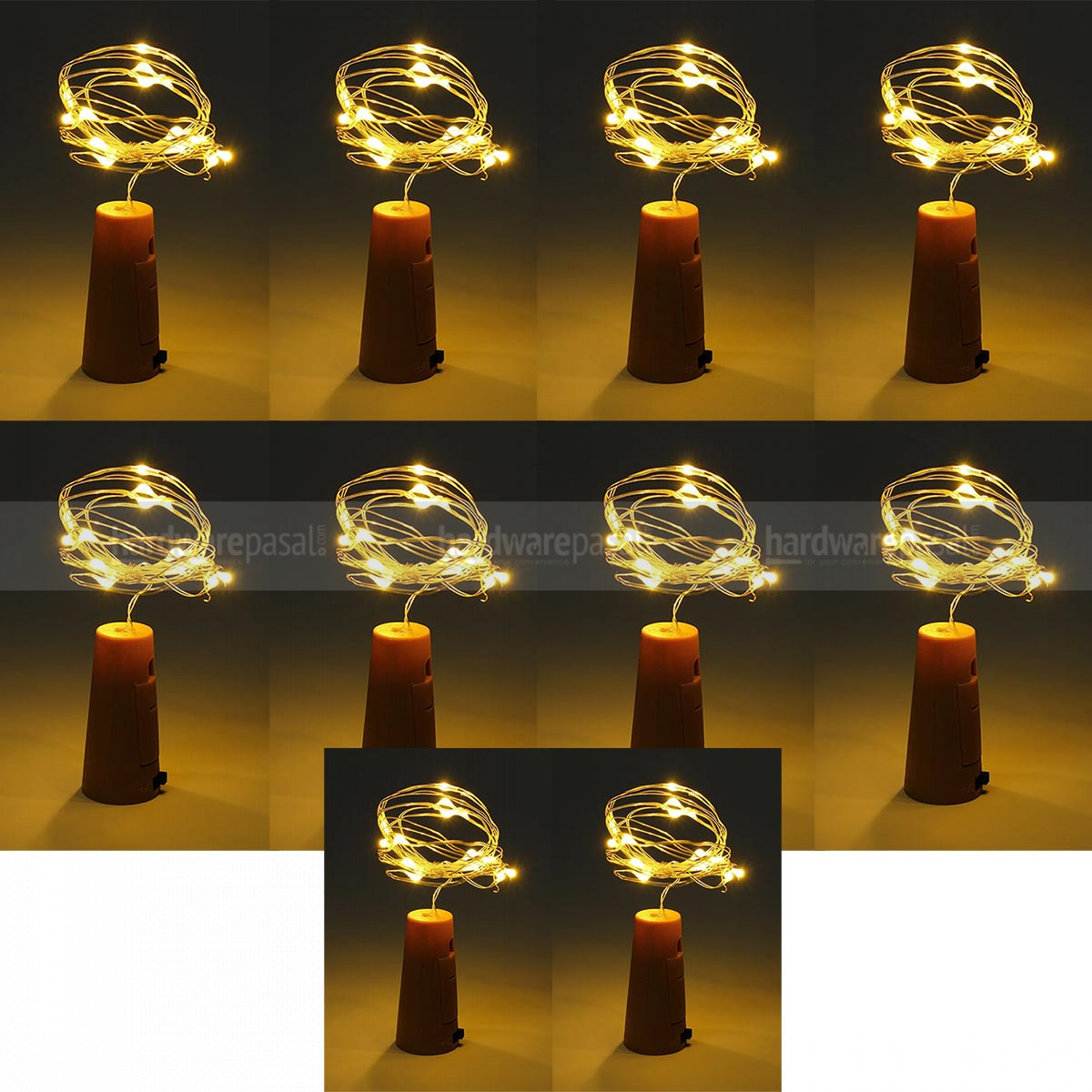 Combo Deal of 10Pcs Cork Fairy Light