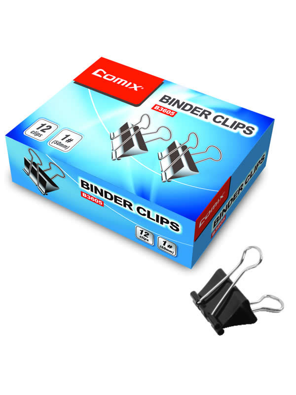 Comix 50mm Binder Clips B3605