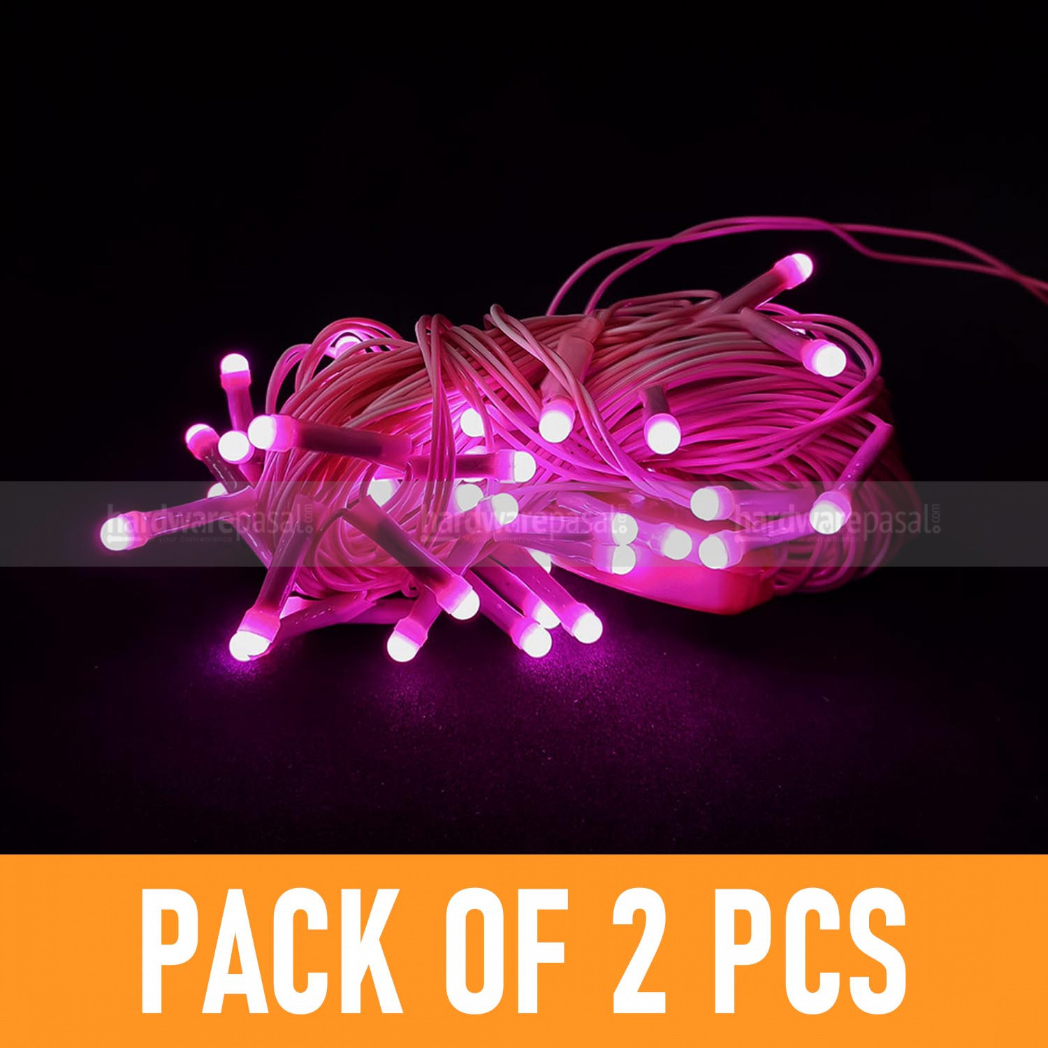 Combo of 2Pcs 10Mtr Tihar Light- Pink